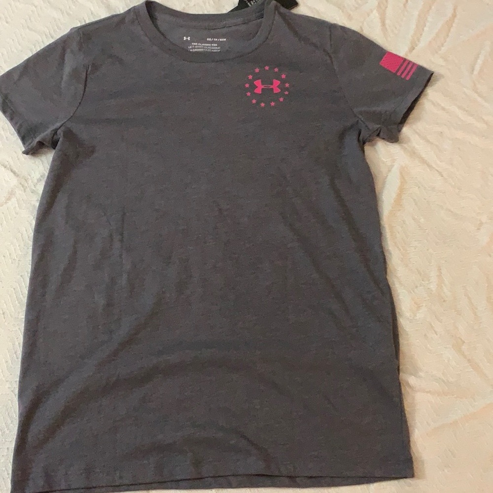 Under Armour freedom t shirt. NWT. Women’s size XS